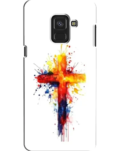 Чохол для Samsung Galaxy A8 2018 (A530F) з картинкою «Акварельний хрест» Чохол для Samsung Galaxy A8 2018 (A530F) з картинкою «Акварельний хрест»