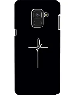 Чехол для Samsung Galaxy A8 2018 (A530F) с картинкой «Тонкий крест» Чехол для Samsung Galaxy A8 2018 (A530F) с картинкой «Тонкий крест»
