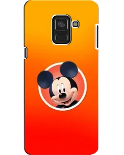 Чехол для Samsung Galaxy A8 2018 (A530F) с картинкой «Mickey в круге»