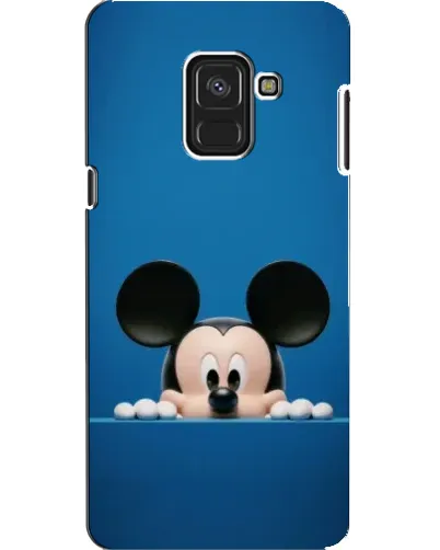 Чехол для Samsung Galaxy A8 2018 (A530F) с картинкой «Микки выглядывает»