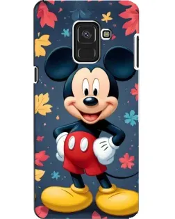 Чехол для Samsung Galaxy A8 2018 (A530F) с картинкой «Осенний Mickey Mouse»