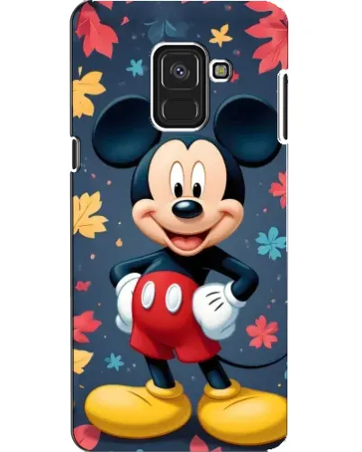 Чехол для Samsung Galaxy A8 2018 (A530F) с картинкой «Осенний Mickey Mouse»