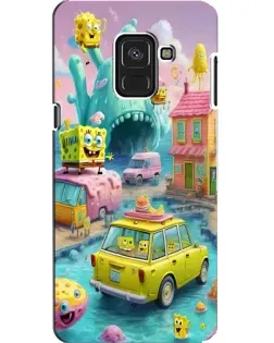 Чехол для Samsung Galaxy A8 2018 (A530F) с картинкой «Монстр-трак приключения»