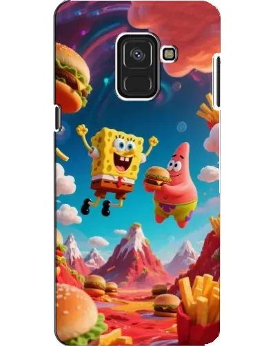 Чехол для Samsung Galaxy A8 2018 (A530F) с картинкой «Космический фастфуд» Чехол для Samsung Galaxy A8 2018 (A530F) с картинкой «Космический фастфуд»