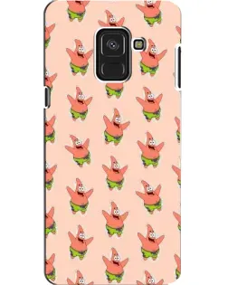 Чехол для Samsung Galaxy A8 2018 (A530F) с картинкой «Патрик Стар паттерн»