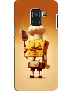 Чехол для Samsung Galaxy A8 2018 (A530F) с картинкой «Губка Боб повар»