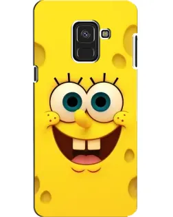 Чехол для Samsung Galaxy A8 2018 (A530F) с картинкой «Губка Боб улыбка»