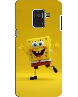 Чехол для Samsung Galaxy A8 2018 (A530F) с картинкой «Позитивный Губка Боб»