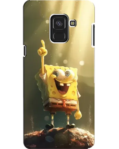 Чехол для Samsung Galaxy A8 2018 (A530F) с картинкой «Сияющий Спанч Боб» Чехол для Samsung Galaxy A8 2018 (A530F) с картинкой «Сияющий Спанч Боб»