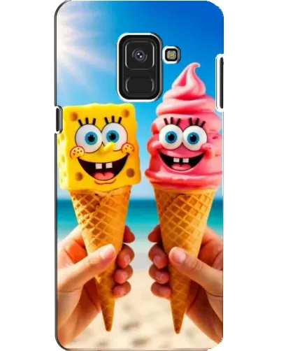 Чехол для Samsung Galaxy A8 2018 (A530F) с картинкой «Спанч Боб мороженое» Чехол для Samsung Galaxy A8 2018 (A530F) с картинкой «Спанч Боб мороженое»