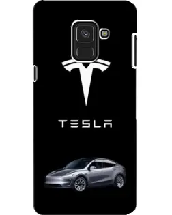 Чохол для Samsung Galaxy A8 2018 (A530F) з картинкою «Tesla Model Y»