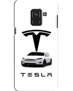 Чохол для Samsung Galaxy A8 2018 (A530F) з картинкою «Tesla White Style»