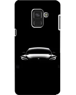 Чохол для Samsung Galaxy A8 2018 (A530F) з картинкою «Фари Tesla Night»