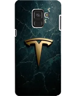 Чохол для Samsung Galaxy A8 2018 (A530F) з картинкою «Мармурова Tesla Gold»