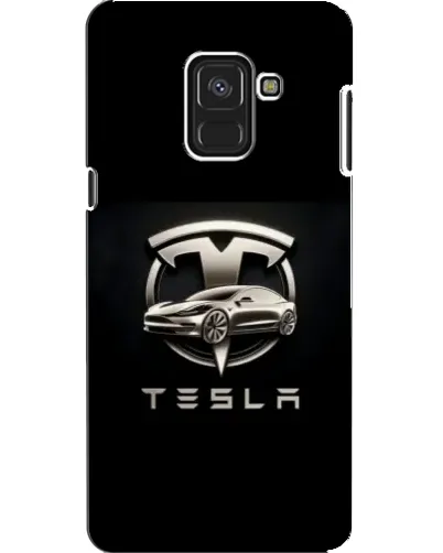 Чохол для Samsung Galaxy A8 2018 (A530F) з картинкою «Tesla — срібне авто» Чохол для Samsung Galaxy A8 2018 (A530F) з картинкою «Tesla — срібне авто»