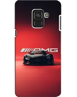 Чохол для Samsung Galaxy A8 2018 (A530F) з картинкою «Mercedes AMG — червона лінія»