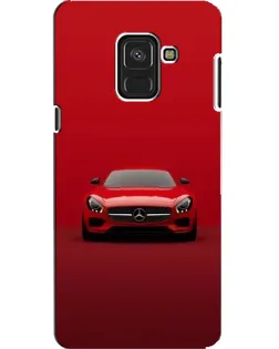Чехол для Samsung Galaxy A8 2018 (A530F) с картинкой «Красный Mercedes AMG»