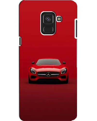 Чехол для Samsung Galaxy A8 2018 (A530F) с картинкой «Красный Mercedes AMG»