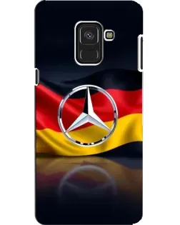 Чохол для Samsung Galaxy A8 2018 (A530F) з картинкою «Mercedes — прапор Німеччини»