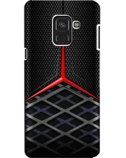 Чохол для Samsung Galaxy A8 2018 (A530F) з картинкою «Mercedes Carbon Grid»