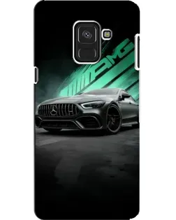 Чохол для Samsung Galaxy A8 2018 (A530F) з картинкою «Темний Mercedes AMG»