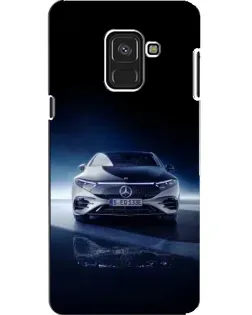 Чохол для Samsung Galaxy A8 2018 (A530F) з картинкою «Нічний Mercedes EQ»