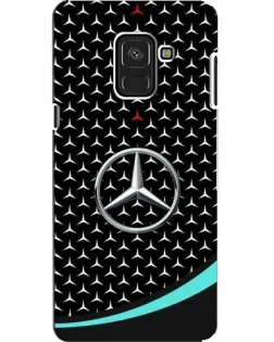 Чохол для Samsung Galaxy A8 2018 (A530F) з картинкою «Mercedes — бірюзовий акцент»