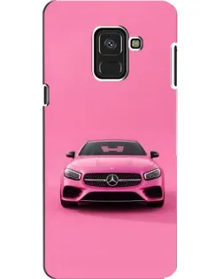 Чохол для Samsung Galaxy A8 2018 (A530F) з картинкою «Рожевий Mercedes AMG»