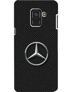 Чохол для Samsung Galaxy A8 2018 (A530F) з картинкою «Карбоновий Mercedes стиль»