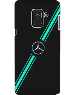 Чехол для Samsung Galaxy A8 2018 (A530F) с картинкой «Спортивные линии Mercedes»