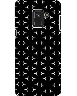 Чехол для Samsung Galaxy A8 2018 (A530F) с картинкой «Mercedes паттерн звезд»