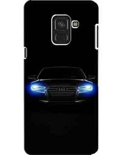 Чохол для Samsung Galaxy A8 2018 (A530F) з картинкою «Audi в неоні»
