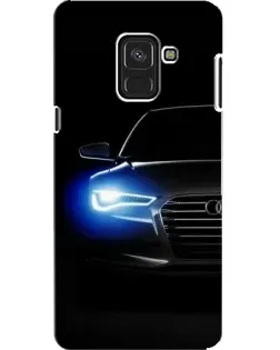 Чохол для Samsung Galaxy A8 2018 (A530F) з картинкою «Неоновий погляд Audi»