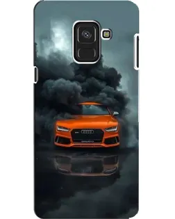 Чохол для Samsung Galaxy A8 2018 (A530F) з картинкою «Audi у хмарах диму»