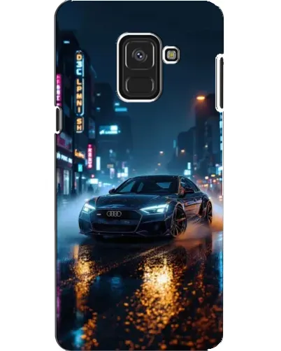 Чохол для Samsung Galaxy A8 2018 (A530F) з картинкою «Нічне місто та Audi» Чохол для Samsung Galaxy A8 2018 (A530F) з картинкою «Нічне місто та Audi»