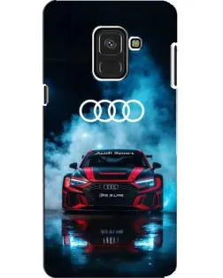 Чохол для Samsung Galaxy A8 2018 (A530F) з картинкою «Audi Sport — неон»