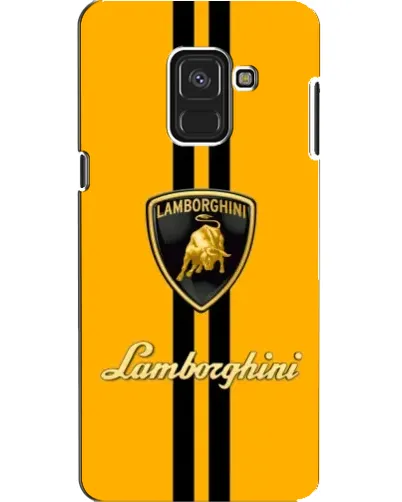 Чехол для Samsung Galaxy A8 2018 (A530F) с картинкой «Lamborghini Stripe желтый» Чехол для Samsung Galaxy A8 2018 (A530F) с картинкой «Lamborghini Stripe желтый»