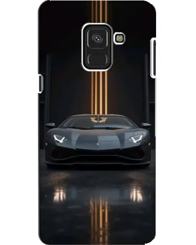 Чехол для Samsung Galaxy A8 2018 (A530F) с картинкой «Lamborghini золотые линии» Чехол для Samsung Galaxy A8 2018 (A530F) с картинкой «Lamborghini золотые линии»