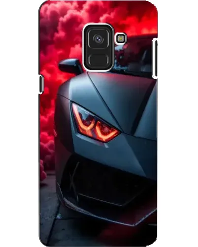 Чехол для Samsung Galaxy A8 2018 (A530F) с картинкой «Lamborghini красное сияние» Чехол для Samsung Galaxy A8 2018 (A530F) с картинкой «Lamborghini красное сияние»