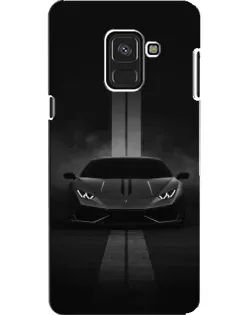 Чехол для Samsung Galaxy A8 2018 (A530F) с картинкой «Lamborghini симметрия дорог»