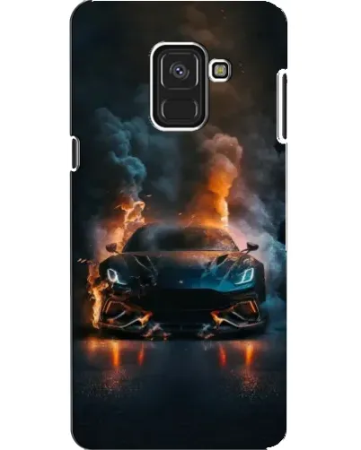 Чехол для Samsung Galaxy A8 2018 (A530F) с картинкой «Lamborghini дымная эстетика» Чехол для Samsung Galaxy A8 2018 (A530F) с картинкой «Lamborghini дымная эстетика»