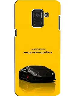Чехол для Samsung Galaxy A8 2018 (A530F) с картинкой «Lamborghini Huracan черный»
