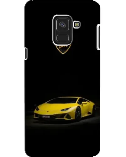 Чехол для Samsung Galaxy A8 2018 (A530F) с картинкой «Lamborghini желтый акцент» Чехол для Samsung Galaxy A8 2018 (A530F) с картинкой «Lamborghini желтый акцент»