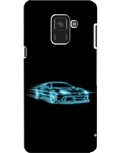 Чехол для Samsung Galaxy A8 2018 (A530F) с картинкой «Неоновый контур Lamborghini» Чехол для Samsung Galaxy A8 2018 (A530F) с картинкой «Неоновый контур Lamborghini»