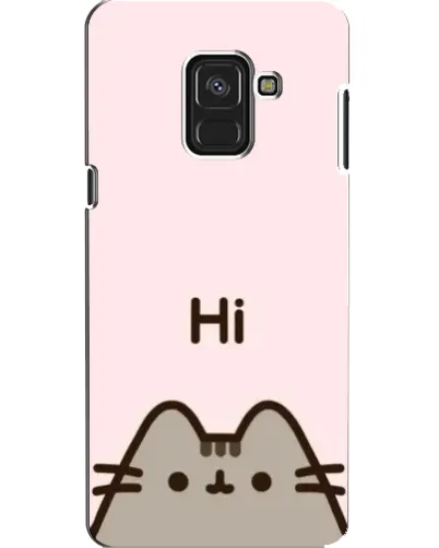Чехол для Samsung Galaxy A8 2018 (A530F) с картинкой «Пушин говорит Hi» Чехол для Samsung Galaxy A8 2018 (A530F) с картинкой «Пушин говорит Hi»