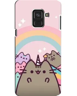 Чехол для Samsung Galaxy A8 2018 (A530F) с картинкой «Единорог Pusheen»
