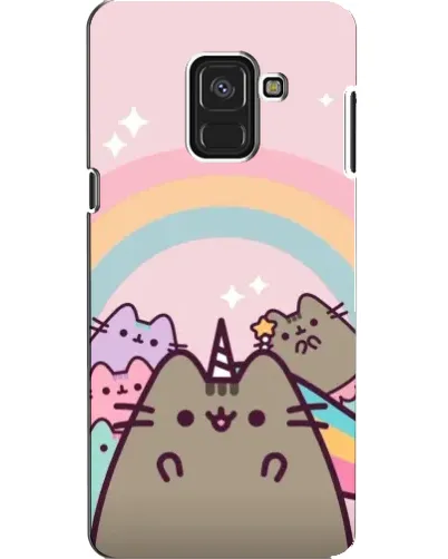 Чехол для Samsung Galaxy A8 2018 (A530F) с картинкой «Единорог Pusheen» Чехол для Samsung Galaxy A8 2018 (A530F) с картинкой «Единорог Pusheen»