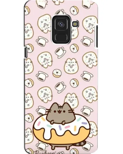 Чехол для Samsung Galaxy A8 2018 (A530F) с картинкой «Пушин на пончике» Чехол для Samsung Galaxy A8 2018 (A530F) с картинкой «Пушин на пончике»