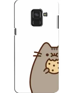 Чехол для Samsung Galaxy A8 2018 (A530F) с картинкой «Пушин с печеньем»