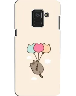 Чехол для Samsung Galaxy A8 2018 (A530F) с картинкой «Пушин на шариках» Чехол для Samsung Galaxy A8 2018 (A530F) с картинкой «Пушин на шариках»